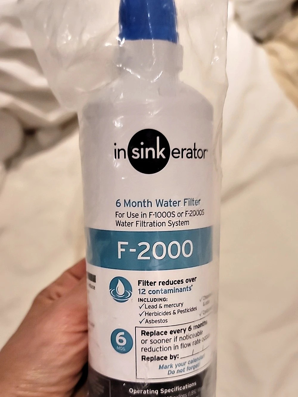 InSinkErator F-2000 Water Filter - Priced To Sell